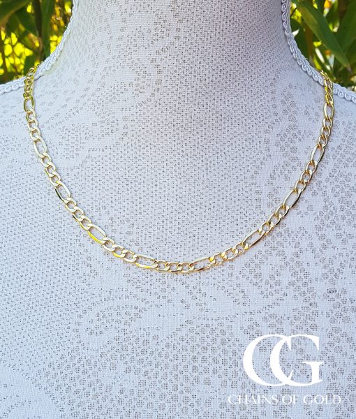 Chunky Fine 9ct Gold Figaro Chain for Men Chains of Gold