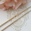 9ct Yellow Gold 3.2mm Rope Chain Necklace 20" 22" 24"