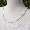 9ct Yellow Gold 3.2mm Rope Chain Necklace 20" 22" 24"