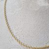 9ct Yellow Gold 3.2mm Rope Chain Necklace 20" 22" 24"