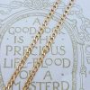 9ct Yellow Gold Curb 2.2mm Chain Necklace