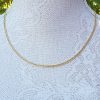 9ct Yellow Gold 3mm Close Curb Chain Necklace 20"