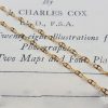 9ct Yellow Gold Anchor Style Chain Necklace 0.9mm