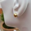 9ct Yellow Gold 8mm Half Ball Polished Stud Earrings