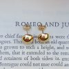 9ct Yellow Gold 8mm Half Ball Polished Stud Earrings