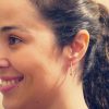 9ct Two Colour Gold Patterned Hoop Earrings
