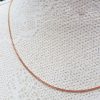9ct Rose Gold 1.5mm Diamond Cut Curb Chain Necklace
