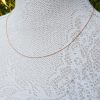 9ct Rose Gold 0.9mm Diamond Cut Twist Curb Chain Necklace 18"