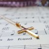 9ct Yellow Gold 2.6cm Cross Pendant & Chain