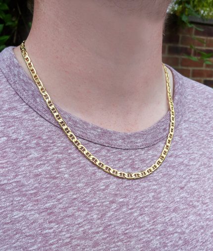 Men's 9ct Yellow Gold Chain Necklace 