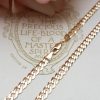 Solid 9ct Yellow Gold 4.5mm Diamond Cut Curb Chain 20"-28"