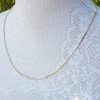 9ct Yellow Gold Box 0.9mm Chain Necklace 18" 20" 22"