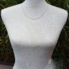9ct Gold Adjustable Spiga Chain 22 Inches in White, Yellow or Rose