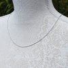 9ct Gold Adjustable Spiga Chain 22 Inches in White, Yellow or Rose
