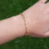9ct Yellow Gold Gucci Style Mariner Bracelet 7.5"