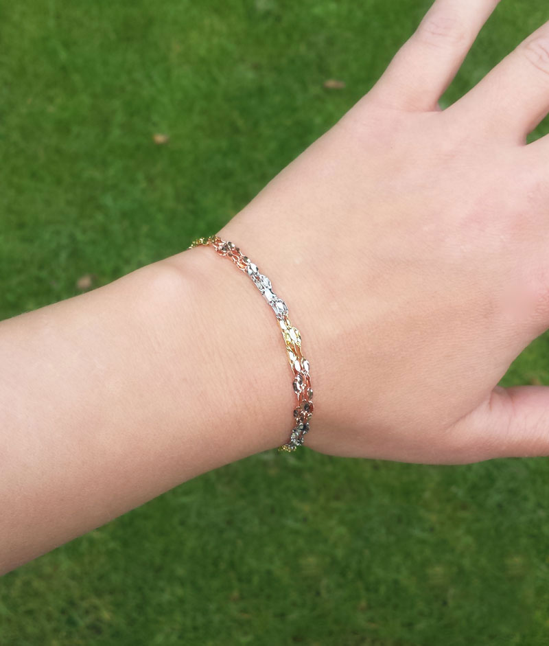 Bracelet 3 hotsell colour gold