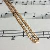 9ct Yellow Gold Diamond Cut Flat Curb 3.6mm Chain