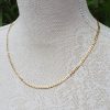Solid 9ct Yellow Gold 3.6mm Diamond Cut Curb Chain 20" 22" 24"