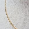 Solid 9ct Yellow Gold 3.6mm Diamond Cut Curb Chain 20" 22" 24"