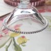 9ct White Gold Round Cubic Zirconia 2mm Tennis Bracelet