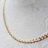 Chunky 9ct Yellow Gold 6.2mm Diamond Cut Curb Chain Necklace
