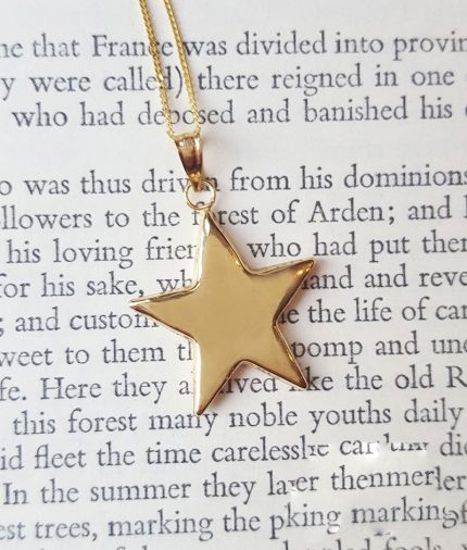 9ct Yellow Gold Star Necklace