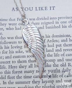 Sterling Silver Angel Wing Necklace