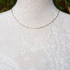 9ct Three Colour Gold Fancy Twist Necklace