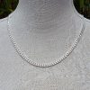 Sterling Silver 4mm Diamond Cut Curb Chain 18" 20"