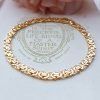 9ct Yellow Gold Byzantine Bracelet 8.5"