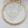9ct Yellow Gold Byzantine Bracelet 8.5"