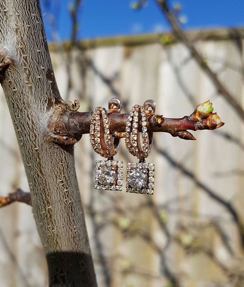 14K Gold Plated Cross Earrings For Women - Rhinestone Stud & Small Hoop Drop Earrings, Dainty Jewelry Gift - View #7