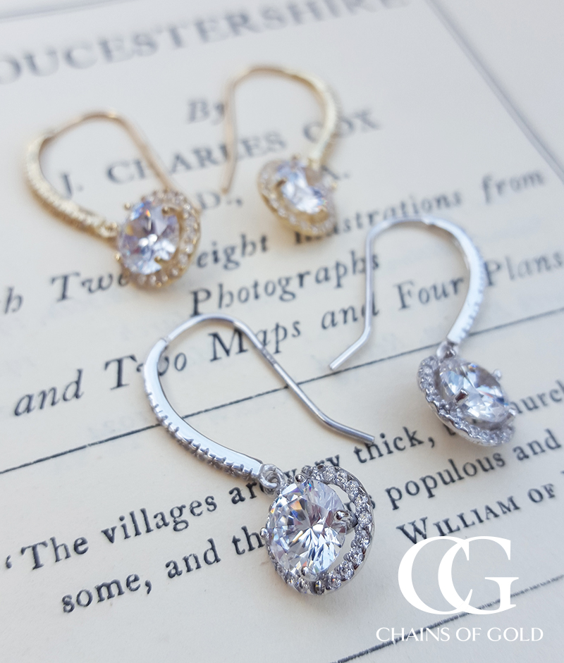 9ct gold drop earrings sale