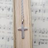 Small Solid Hand-Made 9ct Gold Cross Pendant