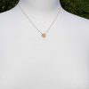 Personalised Fine 9ct Gold Disc Necklace in Yellow or Rose Gold