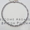 9ct white gold bracelet for women