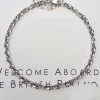 9ct white gold bracelet for women