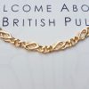 9ct yellow gold celtic links necklace