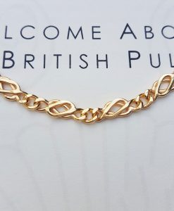 9ct yellow gold celtic links necklace