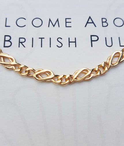 9ct yellow gold celtic links necklace