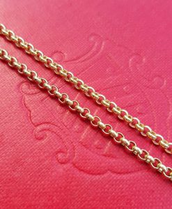 9ct Yellow Gold 2.2mm Belcher Chain Necklace 20" 22" 24"