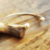 Mens heavy torque bangle