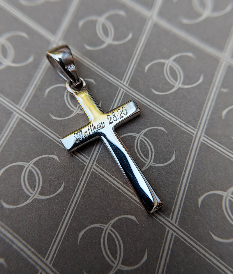 Personalised Sterling Silver Classic 