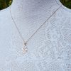 9ct Rose & White Gold Sparkling Hamsa Hand Necklace