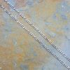 9ct White Gold Diamond Cut 1.8mm Figaro Chain