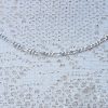 9ct White Gold Diamond Cut 1.8mm Figaro Chain