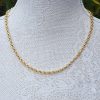 Chunky 9ct Yellow Gold 4.6mm Belcher Chain Necklace 20" 24"