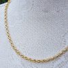 Chunky 9ct Yellow Gold 4.6mm Belcher Chain Necklace 20" 24"