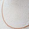 9ct Rose Gold 2mm Curb Chain Necklace 18" 20" 22"