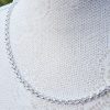 Solid Sterling Silver 4mm Belcher Chain Necklace 20" 22" 24"